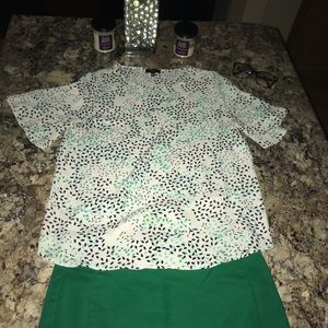 Last week The Limited 3/4 Designed Blouse